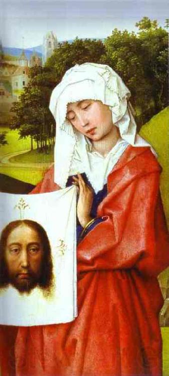 Rogier van der Weyden Crucifixion Triptych Spain oil painting art